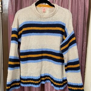 Urban Outfitters Chunky Knit Striped Sweater